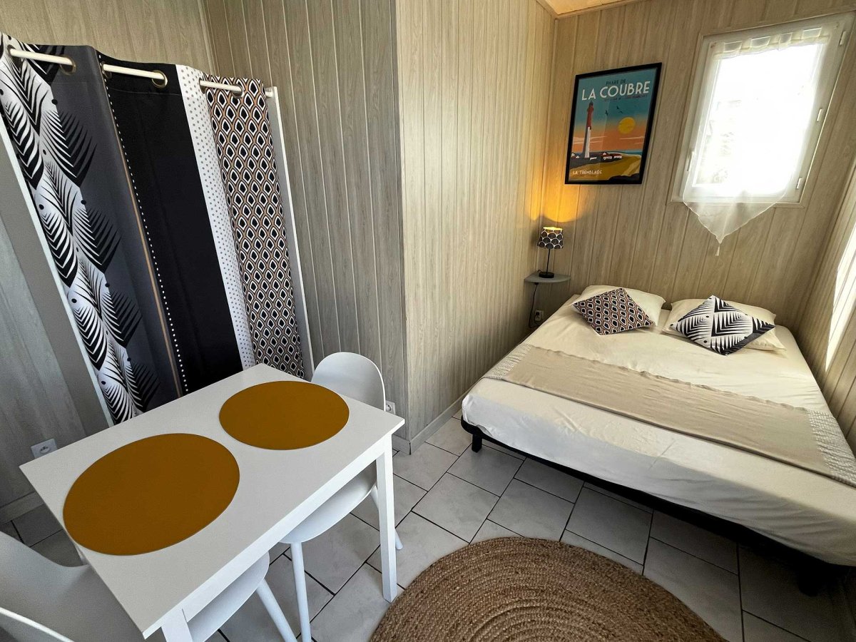 Studio Duo 2 people | Camping*** La Chênaie mobile home rental La Palmyre France